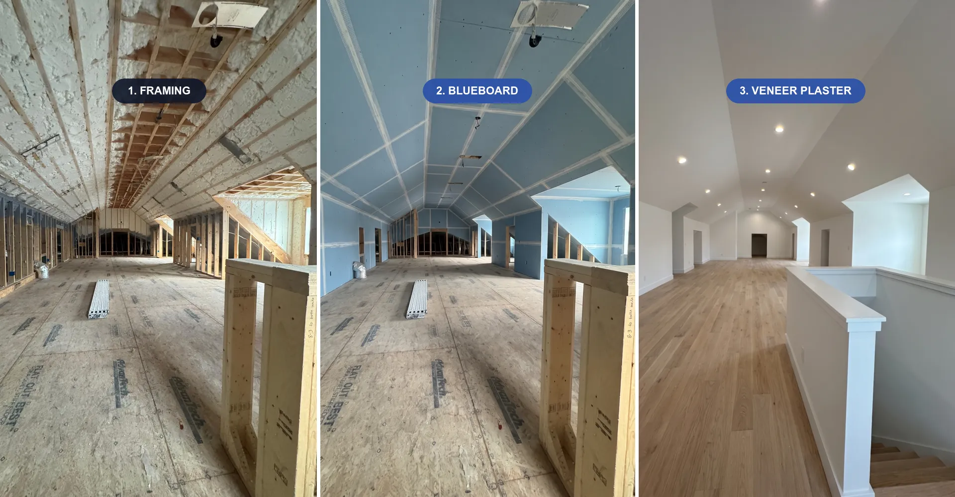 Blueboard & Veneer Plaster in Greater Boston by Ezra Plastering